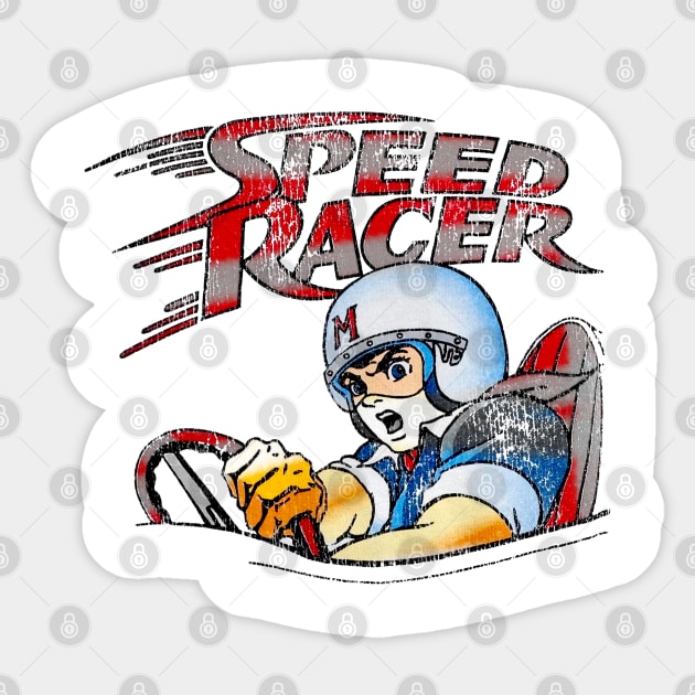 Vintage Go Speed Racer Go Go!!! Sticker by CatyMoon